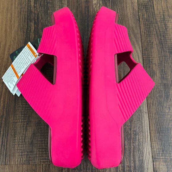 Crocs Getaway Groove Platform H Strap Sandal # 210701 Size 7 Dragon Fruit Pink - Picture 6 of 14